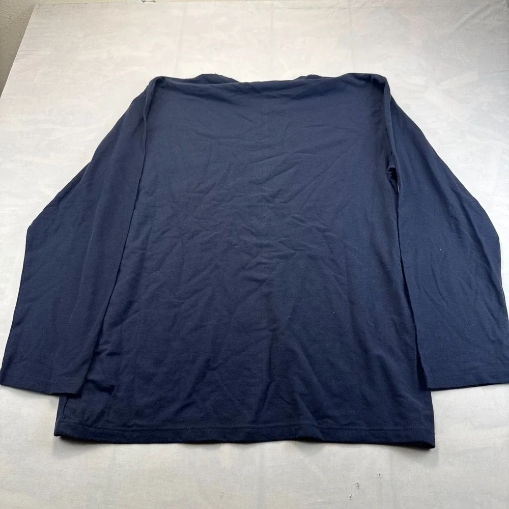 Polo Ralph Lauren Shirt Men XL Blue Red Pony Logo Long Sleeve Crew Neck Pullover